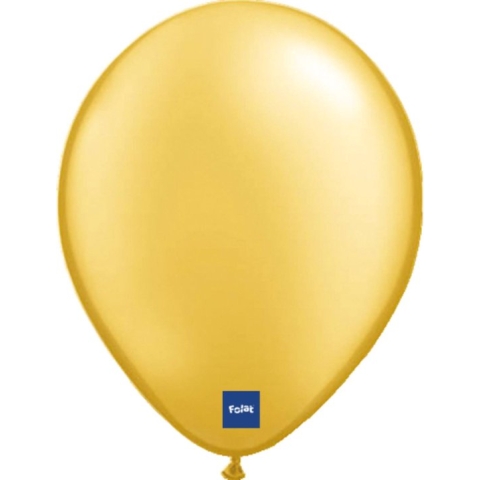 Gouden Metallic Ballonnen 30cm - 100 stuks