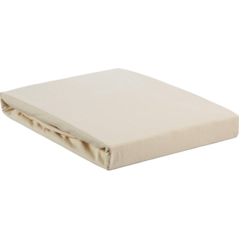 Beddinghouse Jersey Stretch - Splittopper Hoeslaken - 200 x 200 cm - Naturel