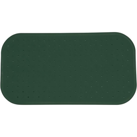 MSV Douche/bad anti-slip mat badkamer - rubber - groen - 36 x 97 cm - met zuignappen - extra lang formaat