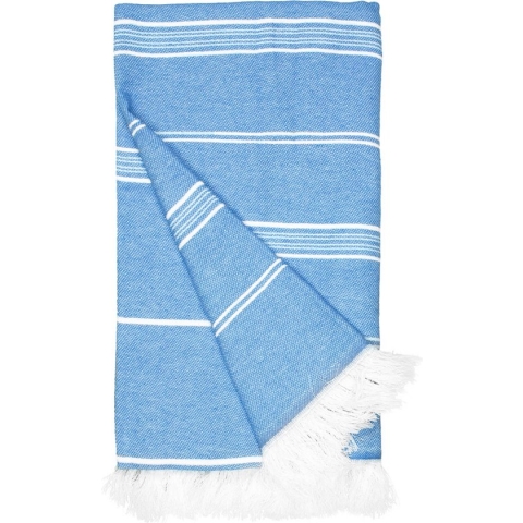 The One Towelling Hamamdoek - Recyclede handdoek - Hoge vochtopname - 60% Katoen & 40% Polyester - 100 x 180 cm - Kobalt Blauw