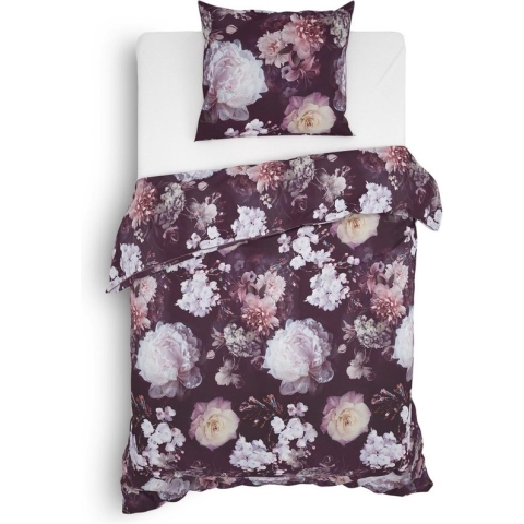 Premium Luxe Flanel Eenpersoons Dekbedovertrek Fleurtje | 140x200/220 | Warm En Hoogwaardig | Ideaal Tegen De Kou | Inclusief 2 Kussenslopen