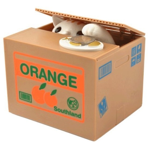Interactieve Spaarpot Poes - Kitten - Poes - Spaarpotten - Volwassenen - Kind - Jongen - Meisje