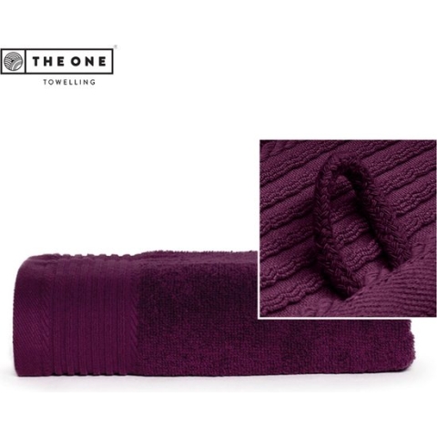 The One Towelling Classic handdoek - Hoge vochtopname - 100% Zacht katoen - 50 x 100 cm - Pruim