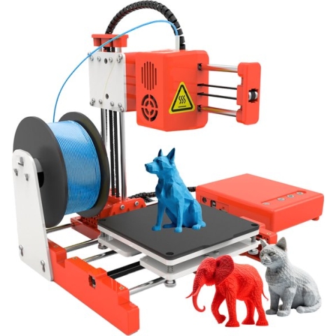 3D&Print 3D Printer Bouwpakket - Starterspakket Kinderen - Set - Rood