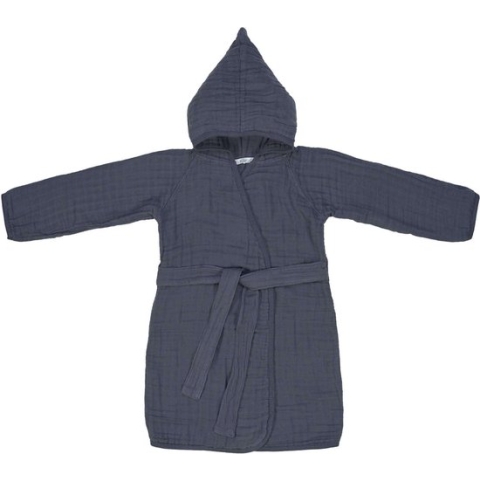 Lässig Badjas Muslin Navy 24 36 maanden maat 92-98