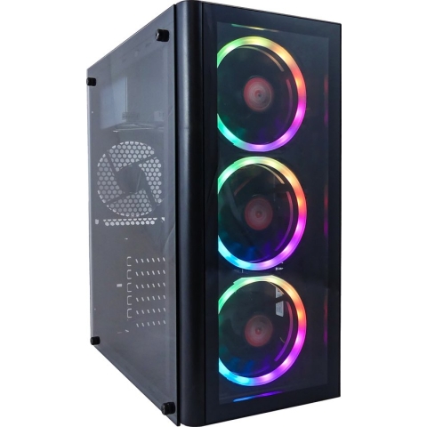 AMD Ryzen 5 6-Core RGB Budget Game Computer / Gaming PC - 16GB RAM (2x8GB Dual-Channel) - 500GB SSD - RX Vega 7 - Windows 11 - VISION