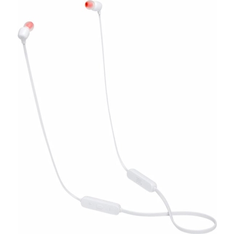 JBL T115BT Wit - Draadloze in-ear oordopjes