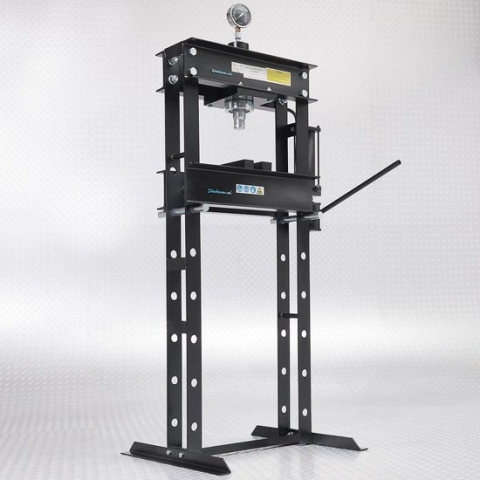 Datona® Werkplaatspers 30 ton + Perspennen - Zwart
