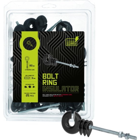 ZoneGuard Schroef Ringisolator 80 mm 25 stuks