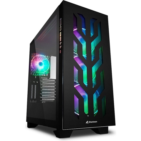 Intel i7 13700K - RTX 4080 RGB Game PC - 2TB GEN4 NVMe SSD - 32GB RGB DDR5 RAM - WIFI/Bluetooth - Elite Shark 300T Black