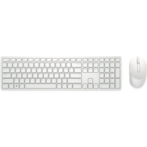 DELL KM5221W-WH toetsenbord Inclusief muis RF Draadloos QWERTY US International Wit