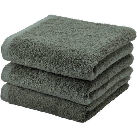 Aquanova Handdoek London - 3 stuks - Forest Green - 55x100 cm