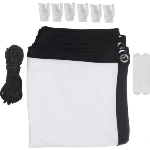 Maclean MC-980 - Draagbaar projectiescherm 84 inch 16:9 Full HD - 177x99cm