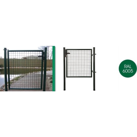 Enkele poort groen