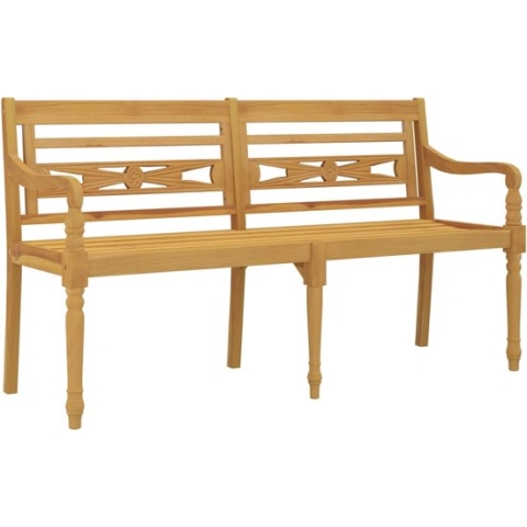 vidaXL-Bankje-Batavia-150-cm-massief-teakhout