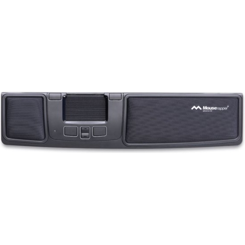 Mousetrapper advanced 2.0 - ergonomische muis - rollermouse - programmeerbaar - polssteun - usb - zwart