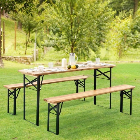 Biertafelset / bierbank - 3-delig - 170cm biertafel