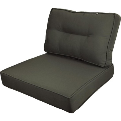 Kopu® Prisma Grey Hoogwaardige Loungekussen-set Zit en Rug 60 cm