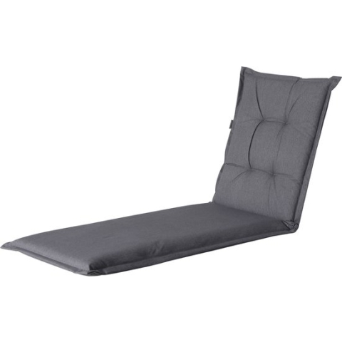 Madison - Tuinkussen - Outdoor - 200 x 60cm - Oxford Grijs - Ligbedkussen