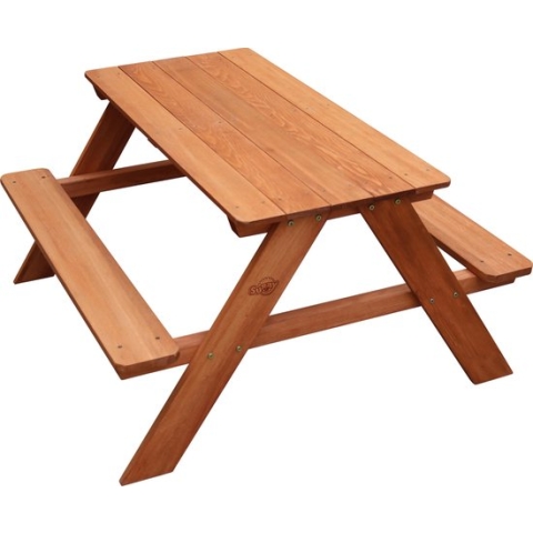 Sunny Dave Picknicktafel in Bruin - FSC hout - 89x89x50cm