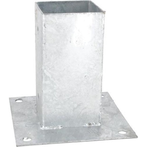 Waelbers pergolasteun/paalhouder op plaat  71x71x150mm