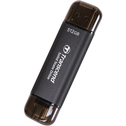 TRANSCEND TS512GESD310C ESD310C PORTABLE SSD, 512GB, USB 10GBPS, TYPE C/A