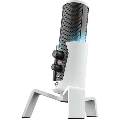 Trust GXT 258 Fyru - USB Streaming microfoon - PC en PS5 - Wit