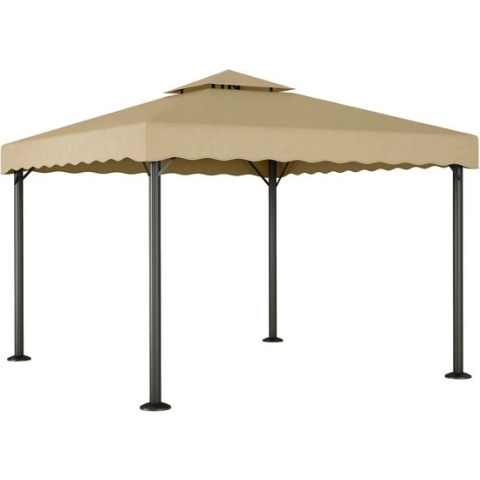 vidaXL-Prieel-3x3-m-aluminium-en-staal-taupe