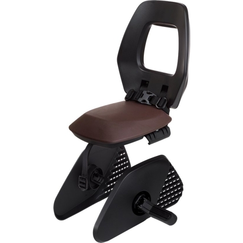 Bobike One Junior achterzitje tot 35kg dragerbevestiging zwart/bruin
