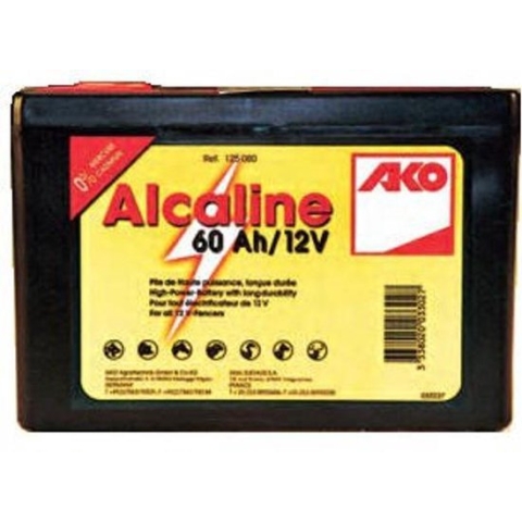 AKO ALKALINE droge batterij 12 V, 60 Ah