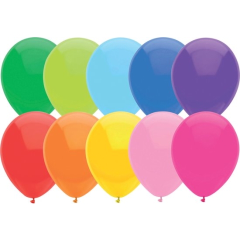 Haza Ballonnen - gekleurd - 250 ST - latex - party versiering - 30 cm