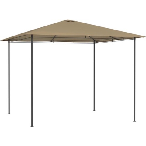 vidaXL-Prieel-160-g/m²-3x3x2,6-m-taupe