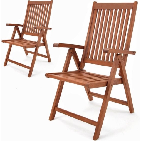 Casaria -Tuinstoelen Vanamo - FSC®-gecertificeerd - 2 Stuks