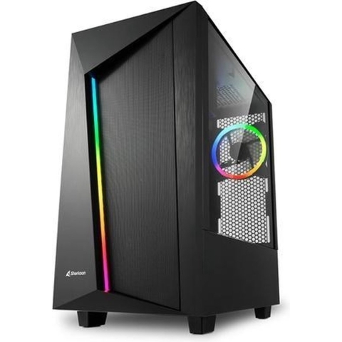 Intel i5 11400 - RGB Game PC/Streaming Computer - RTX 4060 8GB - 1TB SSD - 16GB RAM - Sharkoon REV100 - WIFI - Windows 11 PRO
