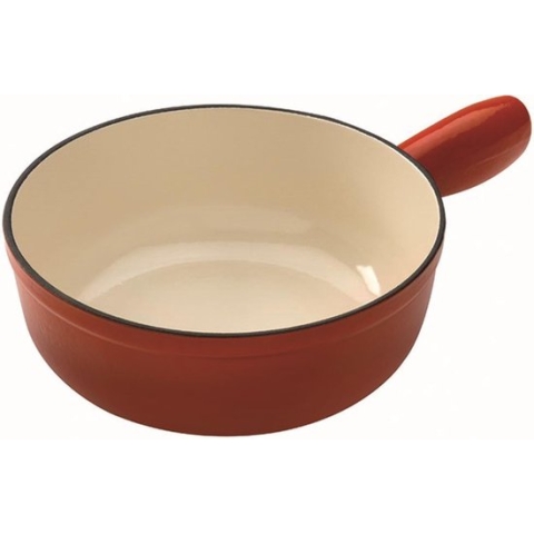 Kuhn Rikon Fonduepan / Caquelon Gietijzer 24 cm - Rood