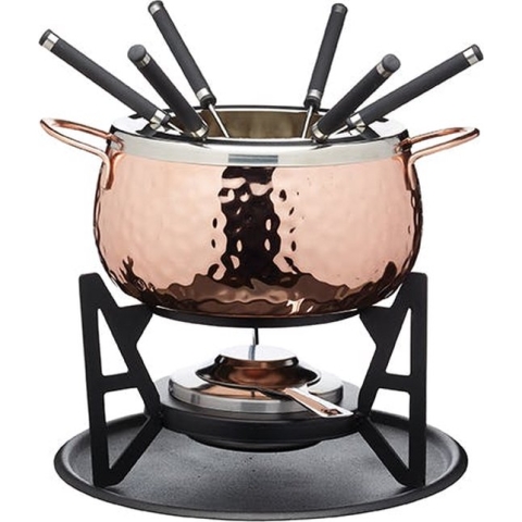 Artesa Fondue set met koper afwerking