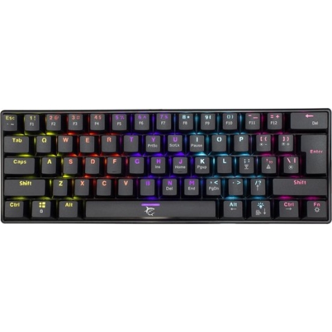 White Shark SHINOBI GK-2022 TKL Gaming toetsenbord met LED verlichting en Outemu Rode mechanische switches US Layout – Zwart
