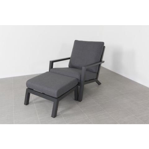Atlanta loungestoel incl. hocker