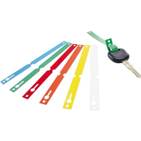 Stripe Kunststof Sleutellabels - Rood - 1000 stuks