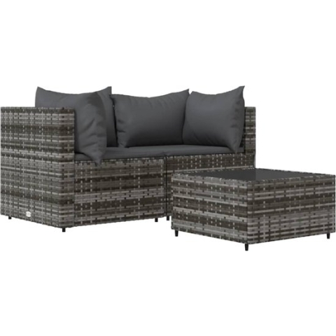 vidaXL-3-delige-Loungeset-met-kussens-poly-rattan-grijs