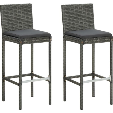 vidaXL-Tuinbarkrukken-met-kussens-2-st-poly-rattan-grijs