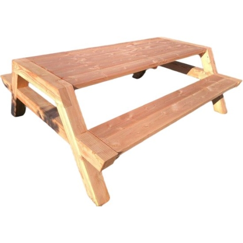Rockwood® Picknicktafel Douglas Big Foot 2.50m inclusief montage thuis