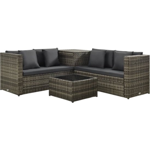 vidaXL-4-delige-Loungeset-met-kussens-poly-rattan-grijs