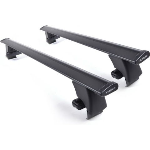 Farad Dakdragers - Mazda 2 vanaf 2015 - Glad dak - 100kg Laadvermogen - Aluminium -Wingbar - Zwart