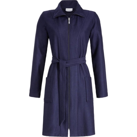 Stoere dames badjas Ringella blauw