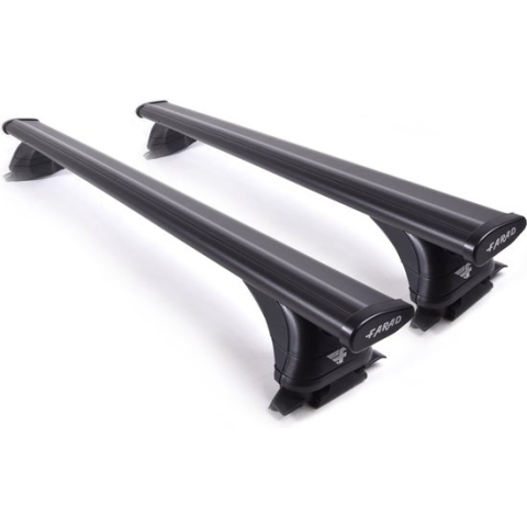Farad Dakdragers - Land Rover Freelander 1998 t/m 2007 - Open Dakrail - 100kg Laadvermogen - Aluminium - Wingbar - Luxset - Zwart