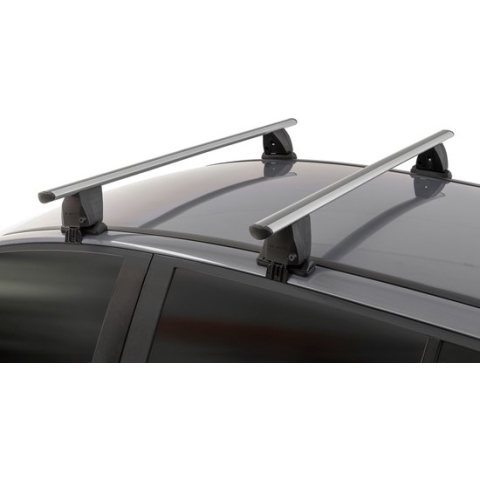 Dakdragers geschikt voor Audi A3 (8P) 2003-2012 3-deurs hatchback Menabo Delta zilver