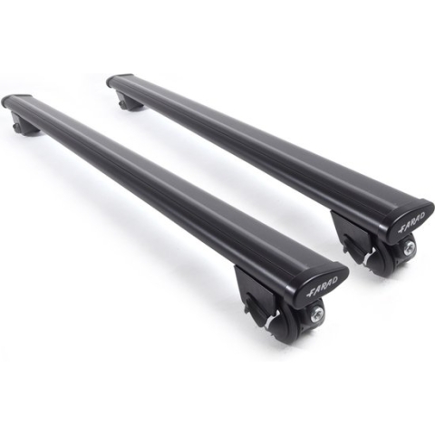Farad Dakdragers - Suzuki Ignis 1998 t/m 2008 - Open Dakrail - 100kg Laadvermogen - Aluminium - Wingbar - Zwart