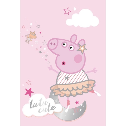 Nickelodeon Fleecedeken Peppa Pig Junior 140 X 100 Cm Lichtroze