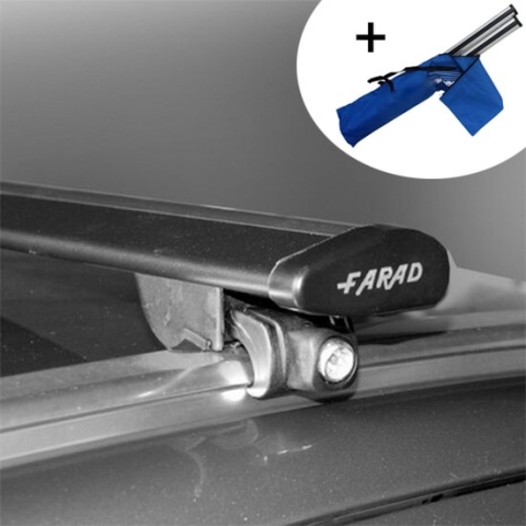 Dakdragers geschikt voor Volkswagen Sharan SUV vanaf 2011 - Wingbar zwart - inclusief dakdrager opbergtas